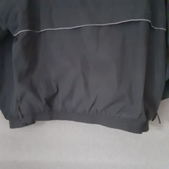 Online Jacket Men's Large Black Full Zip Wind Breaker 2508 - Picture 4 of 7